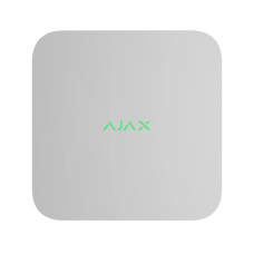 Мережевий відеореєстратор Ajax NVR DC (16ch) white, роздільна здатність до 4К, підтримка ONVIF/RTSP, декодування H.265/H.264, ємність до 16Тб