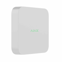 Мережевий відеореєстратор Ajax NVR DC (8ch) white, роздільна здатність до 4К, підтримка ONVIF/RTSP, декодування H.265/H.264, ємність до 16Тб