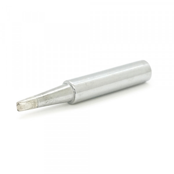 Жало для паяльника BAKKU BK-900M-T-2.4D,silver, 4*6.3mm, мідь, гальванічне покриття, висока теплопровідність, швидке нагрівання, перо широке
