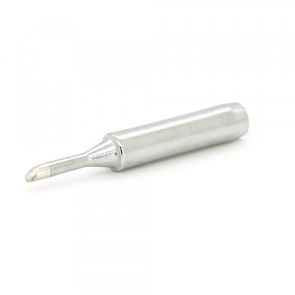 Жало для паяльника BAKKU BK-900M-T-2C,silver, 4*6.3mm, мідь, гальванічне покриття, висока теплопровідність, швидке нагрівання, перо широке