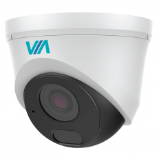 2МП IP купольна вулична відеокамера зі звуком та SD карткою VIA SECURITY VS-D22AS (2.8мм)