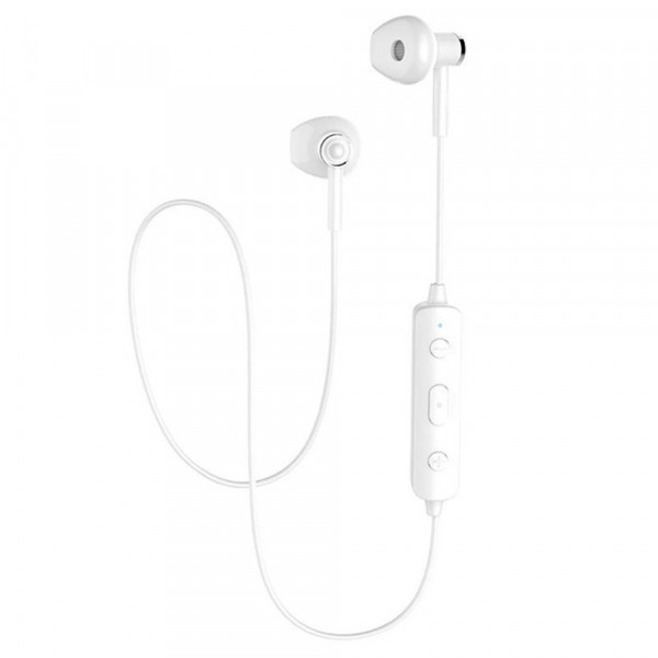 Навушники вакуумні Bluetooth HOCO ES21 Wonderful Sport, White, Box