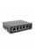 4х портовий PoE Full Gigabit комутатор ONV-POE33108PFG, 4xPoe1000Мбіт + 2х1000 Мбіт + 1хSFP 1000Мбіт, до 250м, IEEE802.3af/at, потужність 65Вт