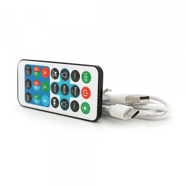 Ночник-проектор YT730 Астронавт+ Bluetooth колонка, пульт, кабель USB, White, Box