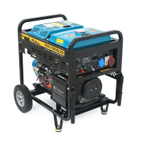 Дизельний генератор FULL FDK10000LE3, трехфазный 230/380V, 50Hz, 9.4kVA/7.5kW, бак 12,5 л, витрата 2 л/год, ручний/стартер (без АКБ), 700х510х620 мм, 124 кг