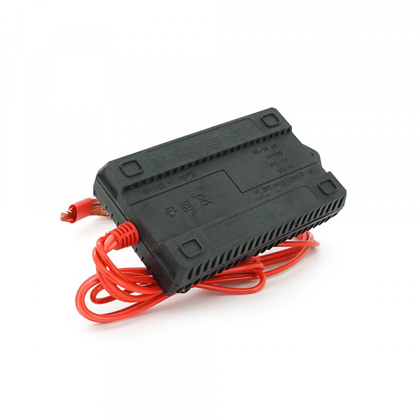 Портативний HUB ZS-09/2 із крокодилами на 10*USB2.0 (3A-5А), led, живлення 12В, Black, Box