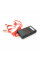 Портативний HUB ZS-09/2 із крокодилами на 10*USB2.0 (3A-5А), led, живлення 12В, Black, Box