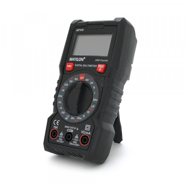 Мультиметр Mayilon HT-113, вимірювання: V, A, R