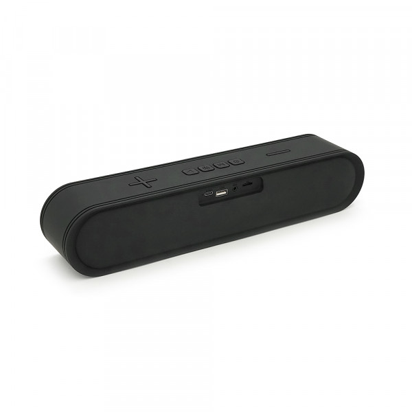 Колонка Kisonli LED-915 Bluetooth 5.0, 2х5W, 1200mAh, USB/TF/BT/FM/AUX, DC: 5V/1A, Black, BOX, Q30