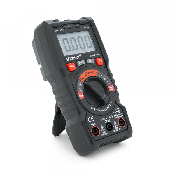 Мультиметр Mayilon HT-113C, вимірювання: V, A, R, C, F