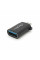 Перехідник VEGGIEG V-S123 USB3.0(AF) OTG => microUSB(M), Black, Пакет