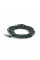 Кабель VEGGIEG V-A502 AUX Audio DC3.5 тато-тато 2.0м, GOLD Stereo Jack, обплетення, (круглий) Grey cable, Пакет