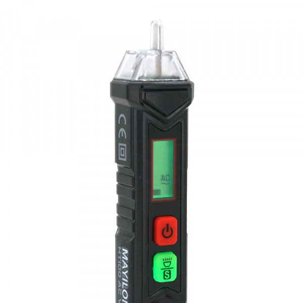 Тестер напруги Mayilon HT-100, 12-1000V AC/DC, світлова/звукова індикація, 150x25x15 мм, 50 г