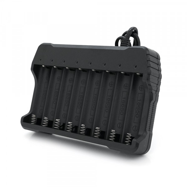 Зарядний пристрій MS-808A, 8 каналів для акумулятора. 18650, 4.2V/2000mAh