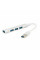Хаб VEGGIEG V-K301 USB 3.0 на USB 3.0/4 порти, 480Mbts, живлення від USB, 0.15m, Silver, Box