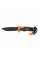 Ніж для кемпінгу SC-822, Black-Orange, Чохол