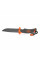 Ніж для кемпінгу SC-823, Black-Orange, Чохол