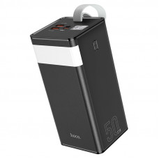 Power Bank HOCO J86A 50000mAh, 2USB+Type-C, 22.5W+PD20W, ліхтарик, Black, 0.975kg