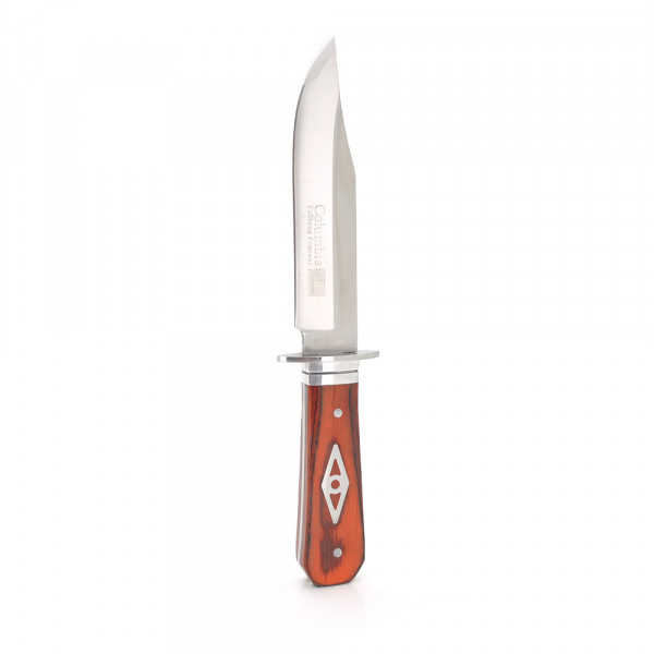 Ніж для кемпінгу SC-8111, Steel + red wood, Чохол