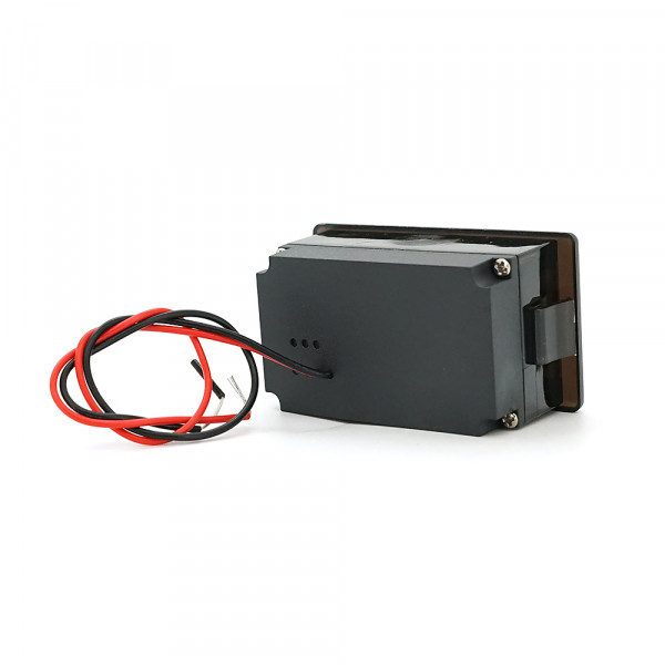 Цифровий вольтметр вологозахищений IP65, діапазон вимірювань 4 -120V, Blue