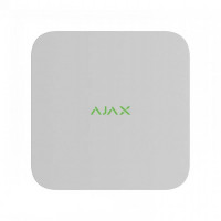 Мережевий відеореєстратор Ajax NVR (8ch) white, роздільна здатність до 4К, підтримка ONVIF/RTSP, декодування H.265/H.264, ємність до 16Тб