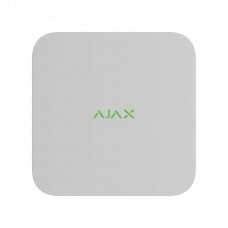 Мережевий відеореєстратор Ajax NVR (8ch) white, роздільна здатність до 4К, підтримка ONVIF/RTSP, декодування H.265/H.264, ємність до 16Тб