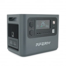 Портативна станція AFERIY AF-P210,LiFePO4 2048Втч.(max2400)Вт,MPPT 11.5-50В-20А(500Вт),out220v. LED.  2-USB,4xType-C PD20/100Вт,DC+прикуриватель12В/10А,398*280*315 мм,22kg