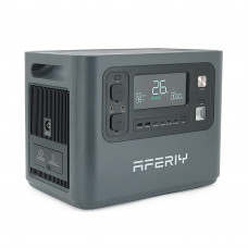 Портативна станція AFERIY AF-P280, LiFePO4, що розширюється від 2048Втч(max2800)Вт,MPPT 11.5-50В-20А(2*600Вт),out220v. LED. 2-USB,4xType-C PD20/100Вт,DC+прикурювач 12В/10А,398*280*315/398*280*220 мм22kg+19kg