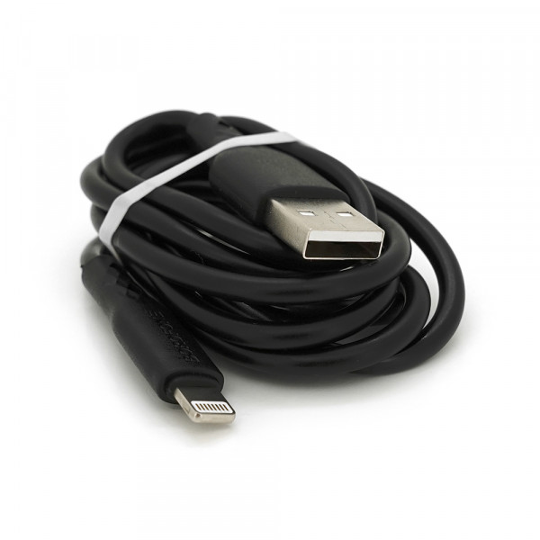 Набір BOROFONE BN2 СЗУ 2xUSB+ кабель Lighting, 2.1A, 1м, Black, Box