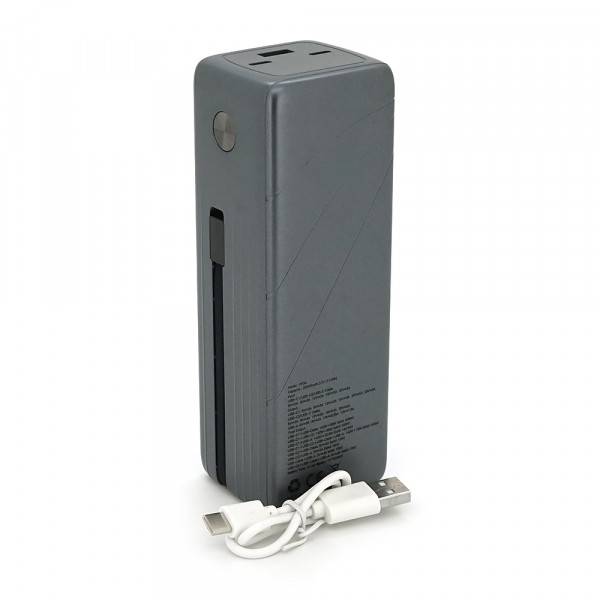 Powerbank Fulltech FP34 30000mAh, Fast charge PD140W, Li-pol, LCD Display, Вхід:Type-C, Виходи: 2xUSB Type-C, 1xUSB Type-A, USB Type-C Cable, Box