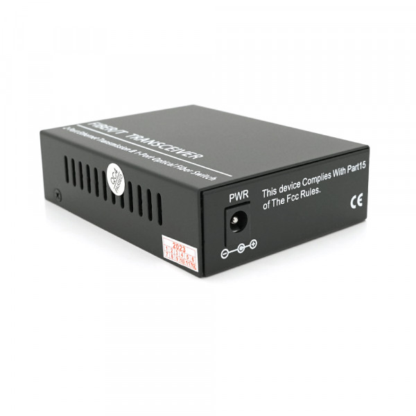 2х портовий медіаконвертор ONV-0110S-SCX-S2-A, 2*100М RJ45 + 1*SC порт (1310/1550nm, 20km)