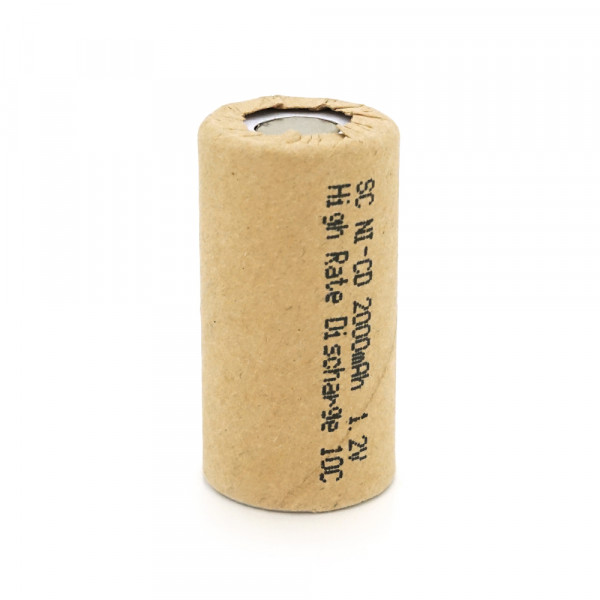 Акумуляторна батарея для шуруповерта Ni-Cd SC PH 2000mAh 1.2V, 10C, 23x43 mm