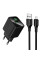 Набір СЗУ 110-240V HOCO CS81A+ кабель Micro, 1xUSB, 3A, 18W, QC3.0, кабель 1м, Black, Blister