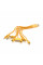 USB кабель з перехідниками 10 в 1, 0,2м, Yellow, ОЕМ Q500