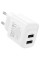СЗУ 110-240V HOCO C141A 2xUSB, 10.5W, White, Box