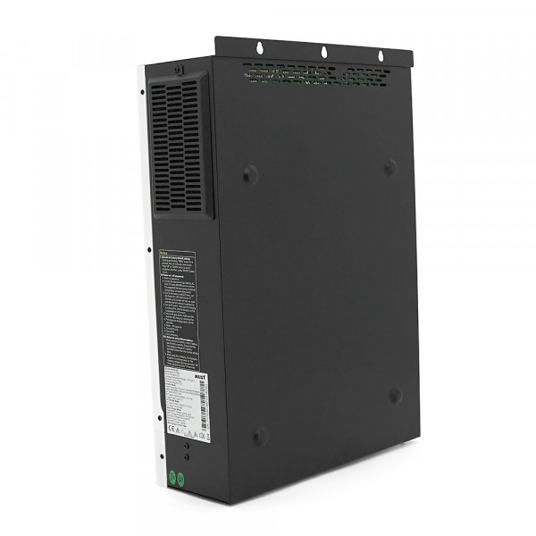 Гібридний інвертор MUST PV18-6048ECO. 6000W, 48V, струм заряду 100A, 170-280V, MPPT (100А, 60-360 Vdc), 318×454×122.5 мм. 9 кг.