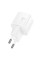 СЗУ HOCO N65 110-240V, PD20W+Q3.0,USB+Type-C, White, Blister
