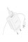 Набір СЗУ BOROFONE BA82A + Lighting кабель, PD25W, USB-C, кабель 1м, White, Box