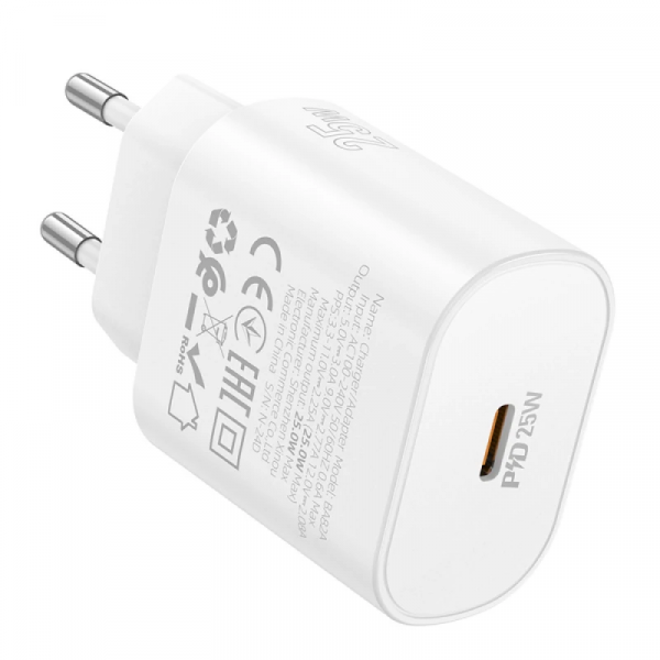 СЗУ BOROFONE BA82A, PD25W, 1xUSB-C, 25W, White, Box
