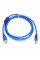 Кабель USB 2.0 RITAR AM/BM, 1.8m, 1 ферит, прозорий синій Q250