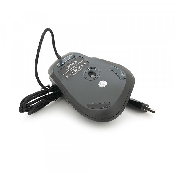 Миша провідна XSTRIKE XS-102, 1200/1800/2400/3600DPI, кабель 1,5 м, Black, Box