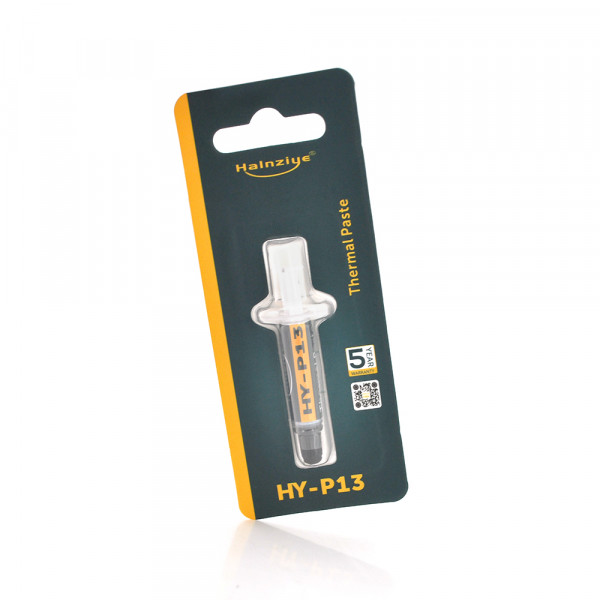 Професійна паста термопровідна HY-P13 0,5g, шприц, PINK, >13,4W/m-K, 90000 МПа. С, <0.001°C-in²/W, -30°≈250°, Blister