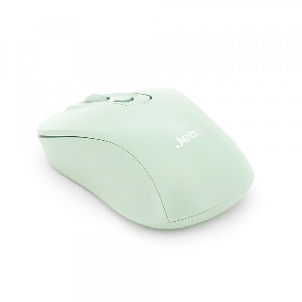 Миша бездротова JEDEL WD138-GN, 800-1600DPI, 2.4GHZ+Bluetooth 5.0, Green, Box