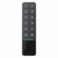 Бездротова вулична клавіатура зі зчитувачем Ajax KeyPad Outdoor Jeweller Graphite