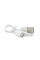 Кабель USB 2.0 (AM/Miсro 5 pin) 0,3 м, белые