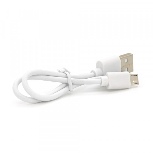 Кабель USB 2.0 (AM/Miсro 5 pin) 0,3 м, белые