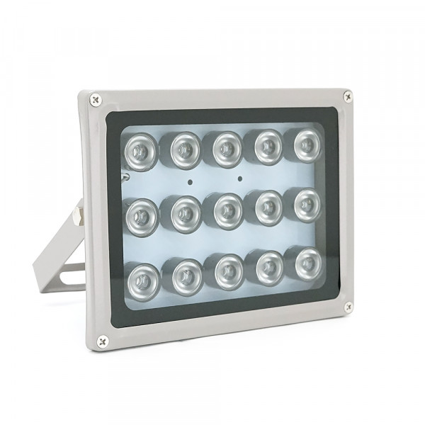 ІЧ-прожектор HYYS1515R. 220V, 15W, 15LED, IP66, 850Нм, кут огляду 90 °, дальність до 150м.