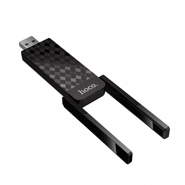 4G модем HOCO HI34, 600Mbps, 2.4G/5G, WIFI6, Black, BOX