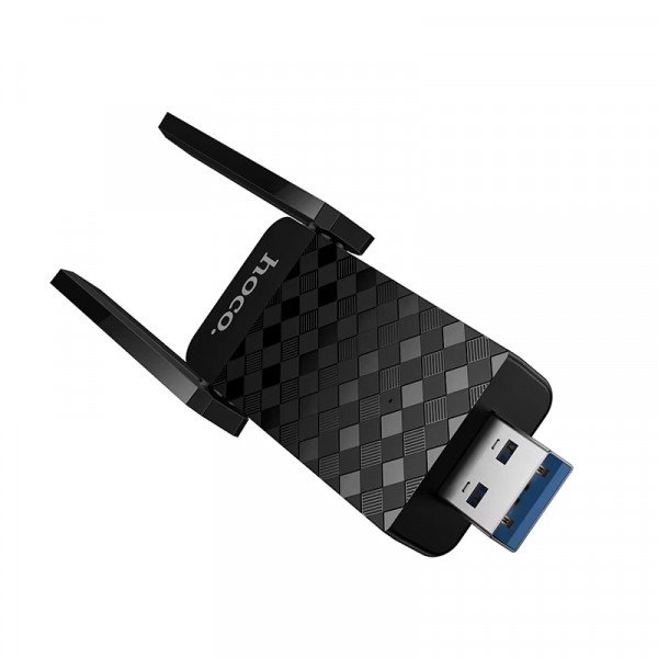 4G модем HOCO HI34, 600Mbps, 2.4G/5G, WIFI6, Black, BOX