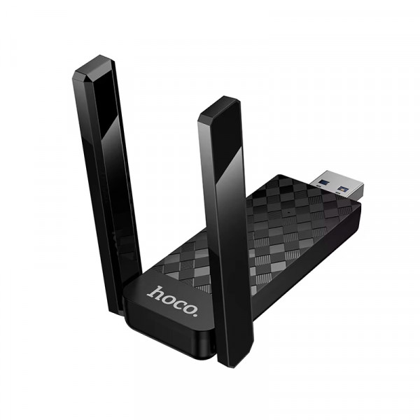 4G модем HOCO HI34, 600Mbps, 2.4G/5G, WIFI6, Black, BOX